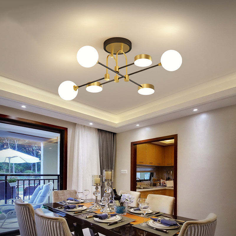 Valentina Industrial Modern Ceiling Light - Neutral Decor