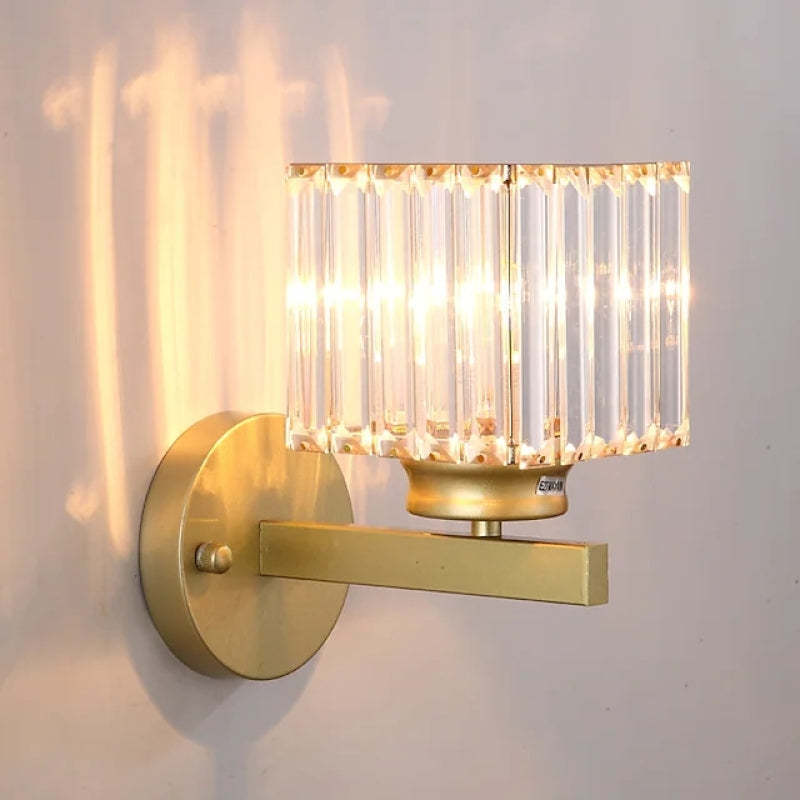 Arisha Modern LED Crystal Wall Lamp Square, Round - Neutral Decor