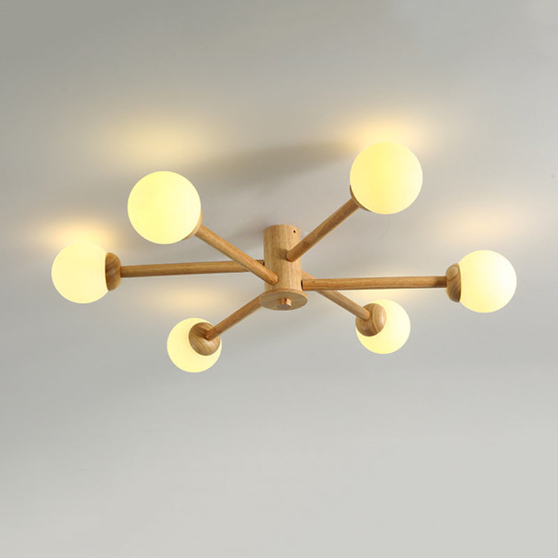 Muto Ceiling Light, Dimmable 6/8 Head - Neutral Decor