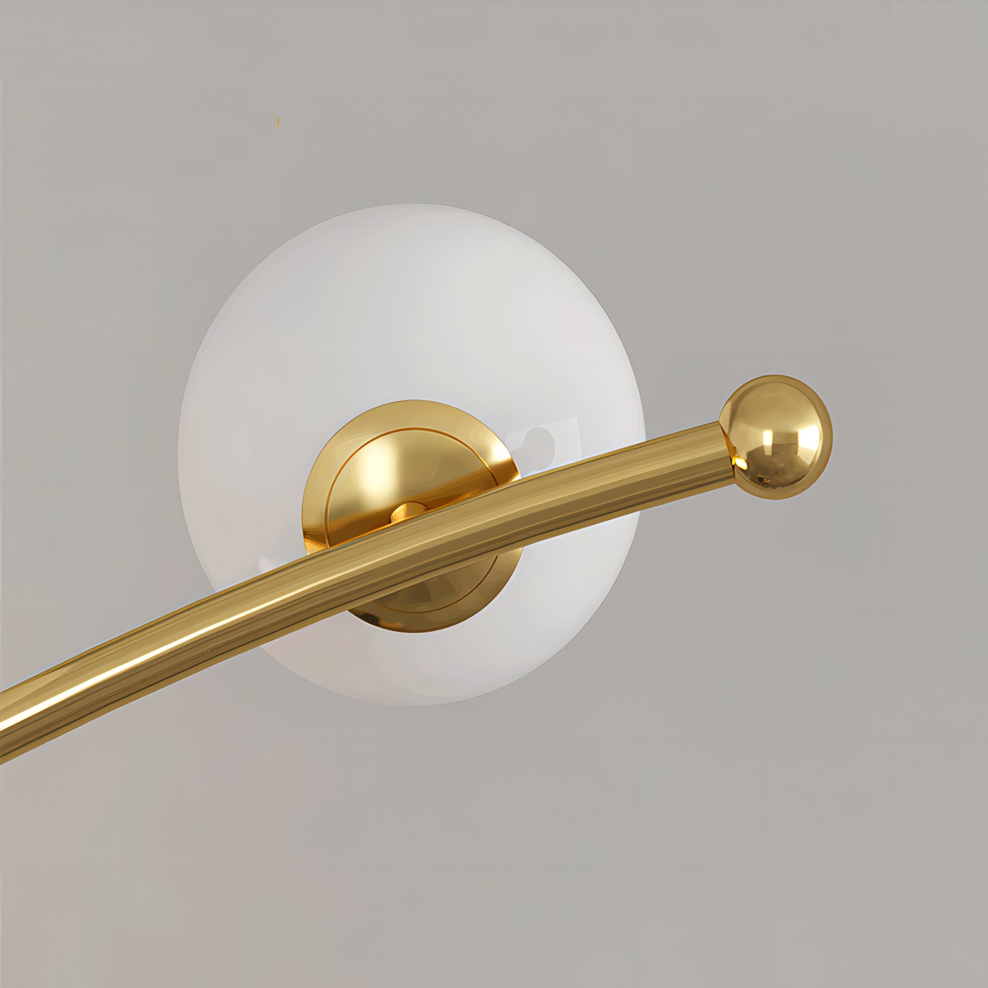 Valentina Modern Arc Multi Head Bubble Floor Lamp Black/Gold - Neutral Decor