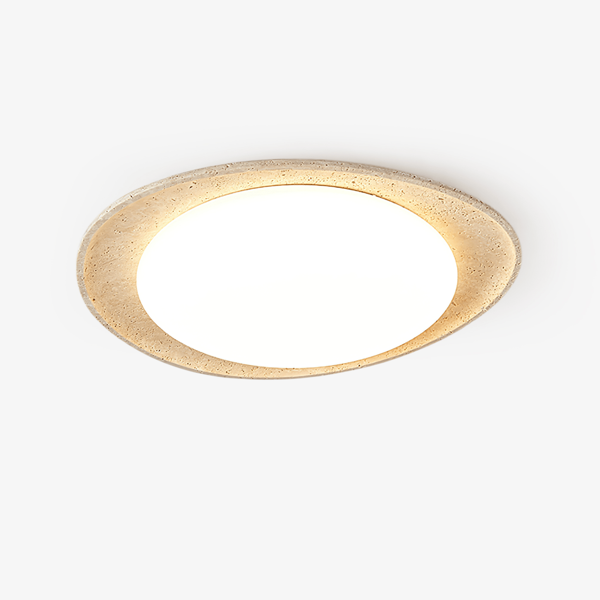 Cunorarae Organic Travertine Ceiling Light-Neutral Decor