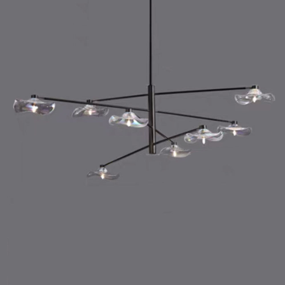 Arisha Modern Branch Metal Pendant Light, Clear/Multicolor - Neutral Decor
