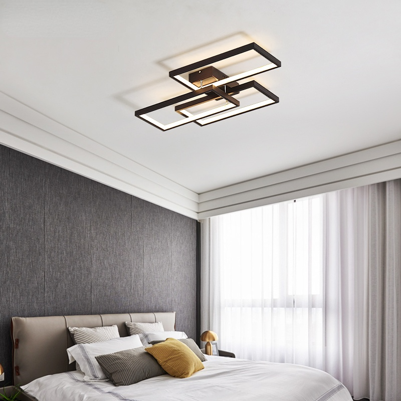 Arisha Rectangular Flush Mount Ceiling Light, 2 Colour - Neutral Decor