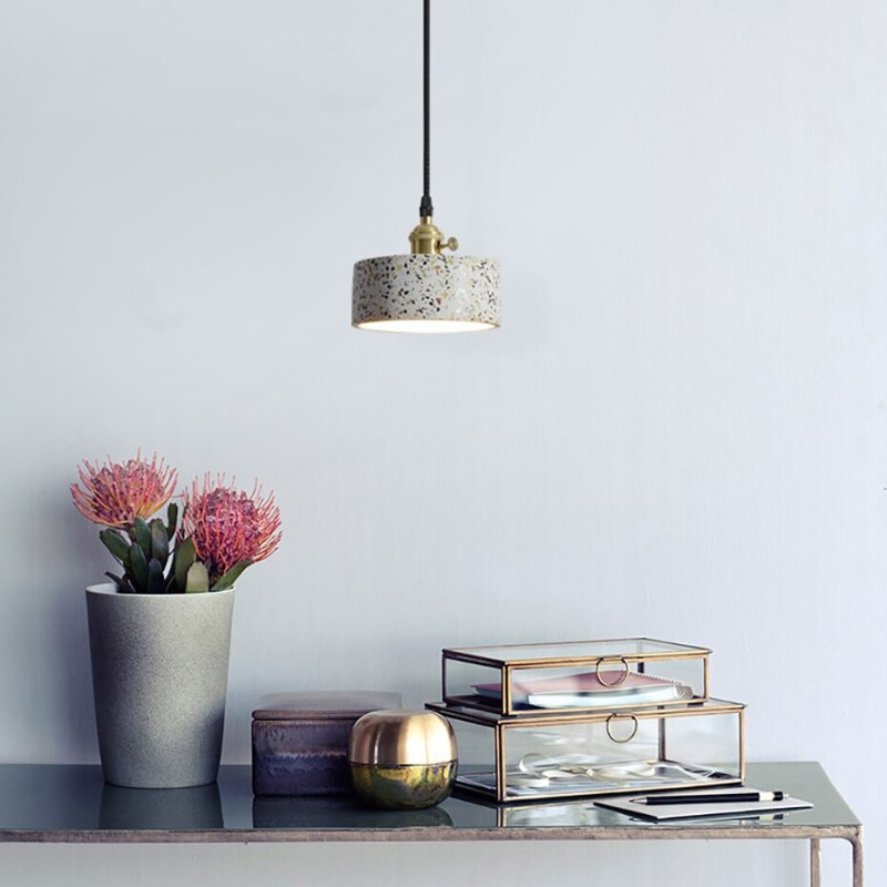 Aria Modern Stone Pendant Light, 5 Style - Neutral Decor