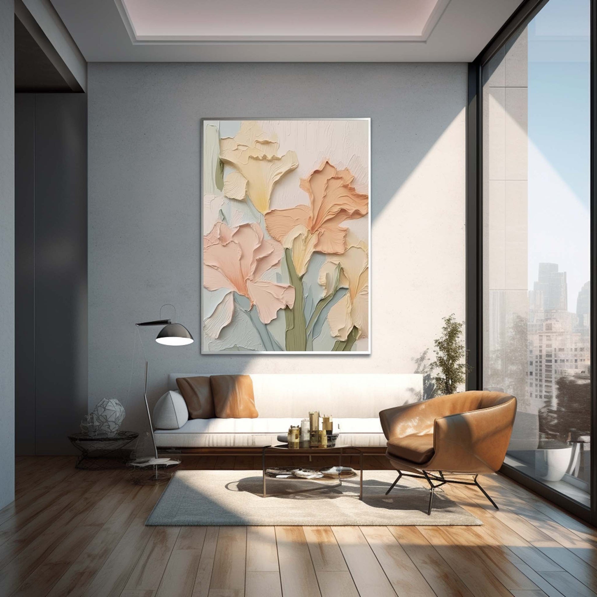 Flower Canvas Art FL028 - Neutralighting