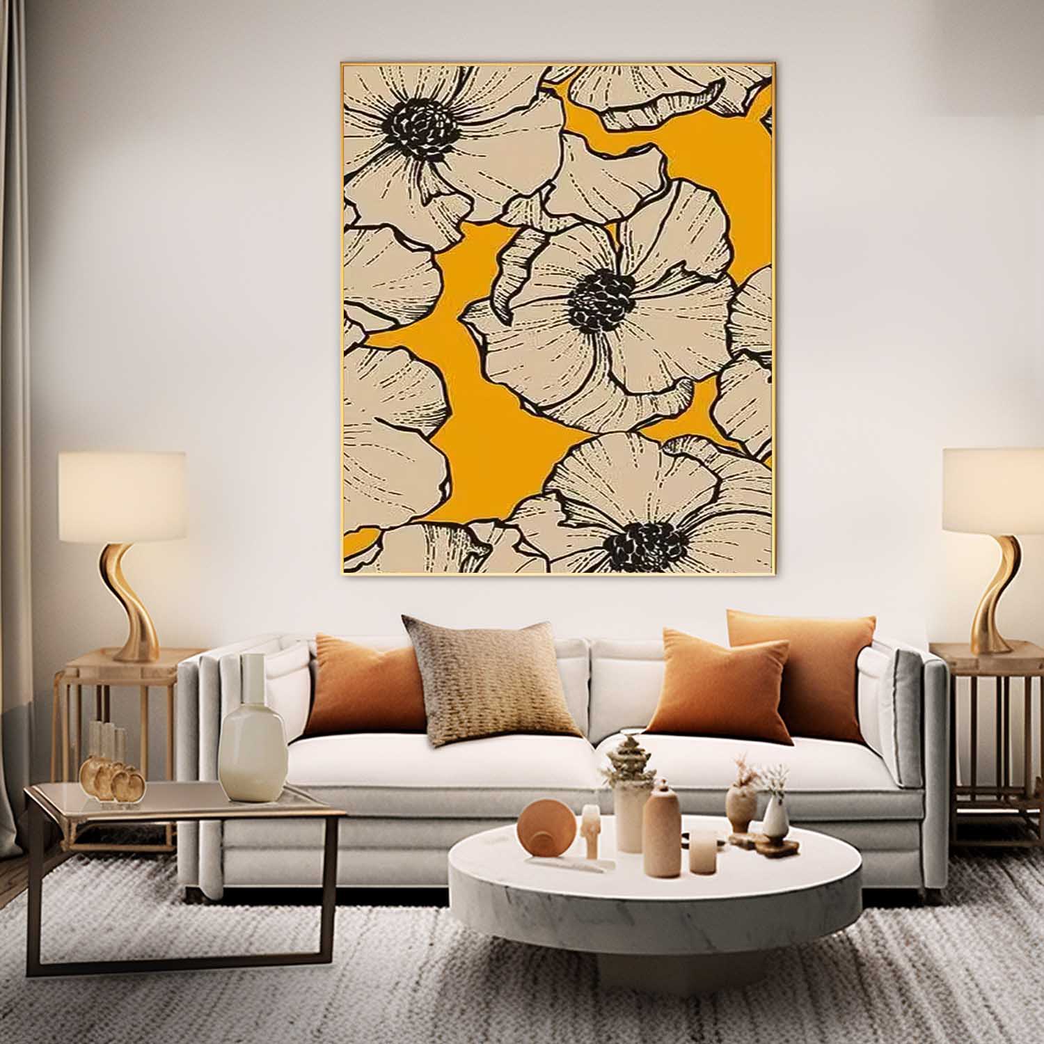 Flower Canvas Art FL148 - Neutralighting