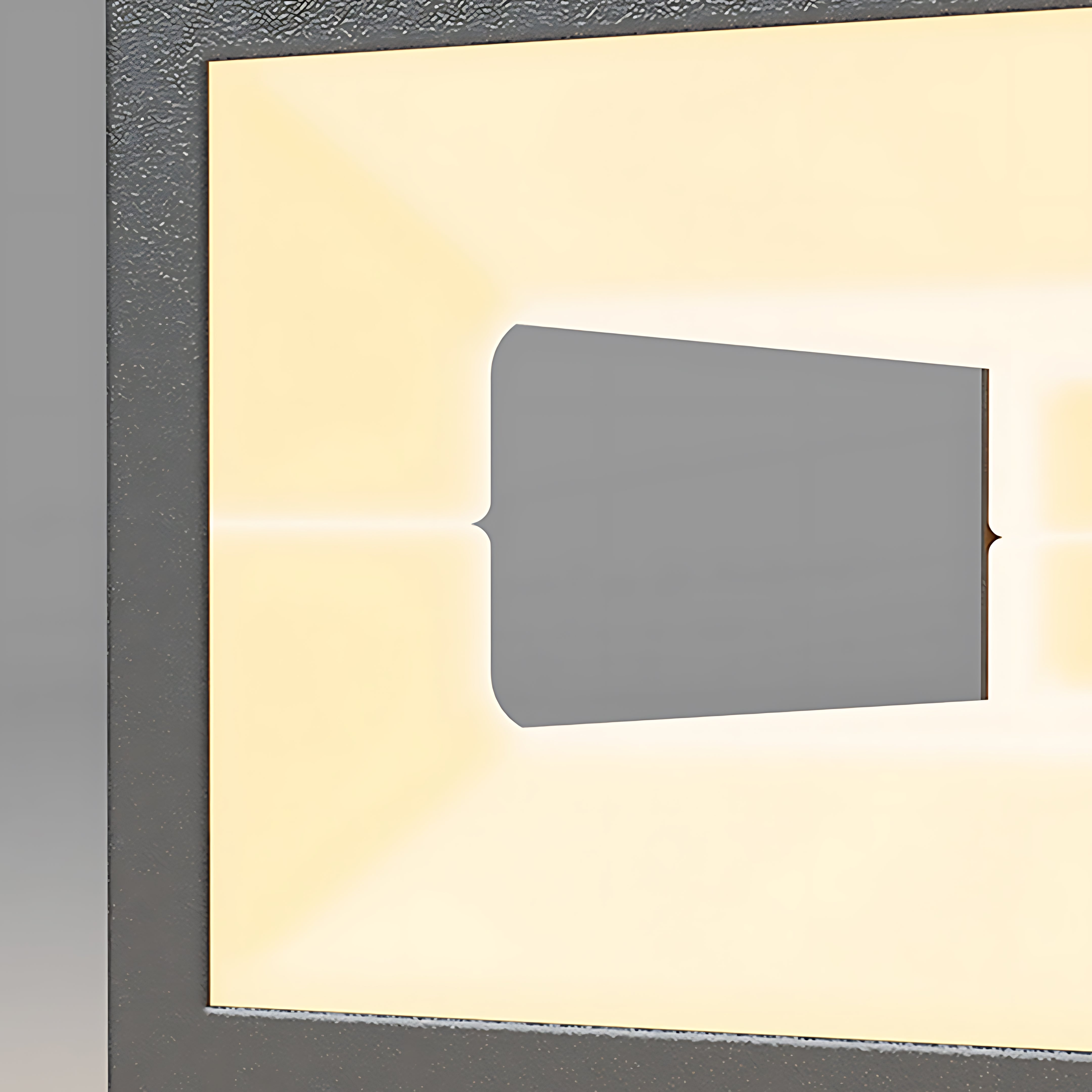 Lolass Hollow Square Stell Outdoor Pillar Light