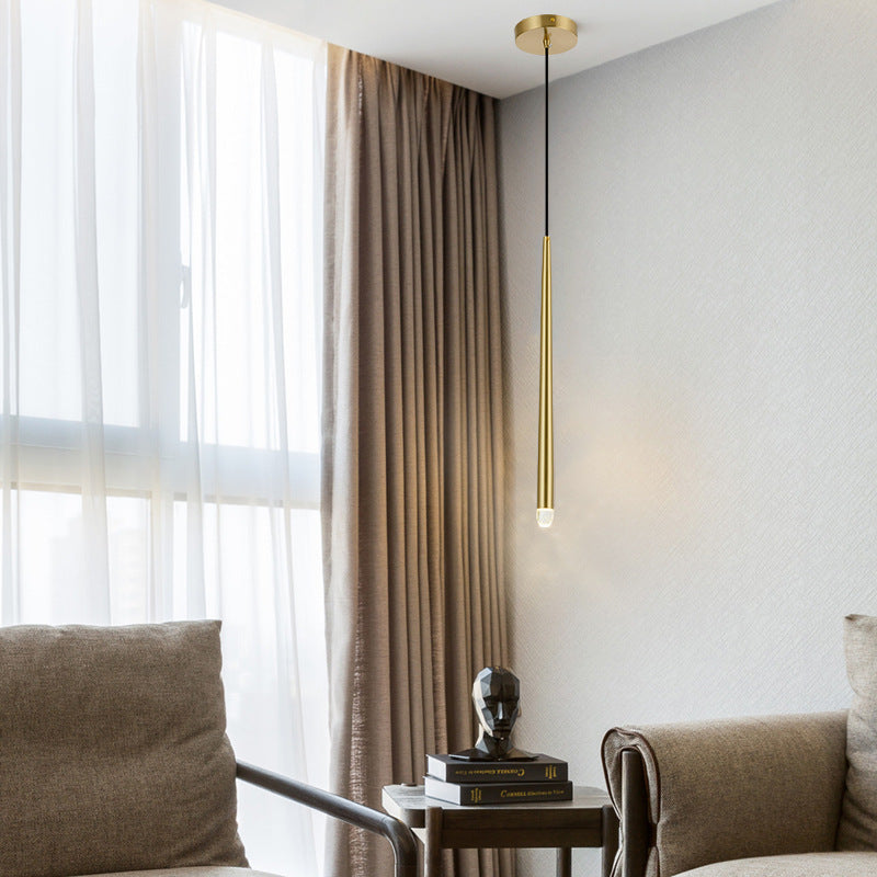 Arisha Pendant Light Linear Modern, Gold, Living Rooms - Neutral Decor