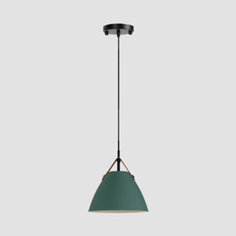Valentina Modern Frisbee Shaped Metal Pendant Light, Black/White - Neutral Decor