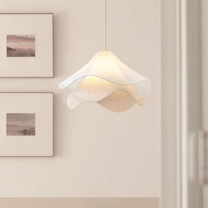 Revn Modern Art Deco Bloom Flower Pendant Light - Neutral Decor