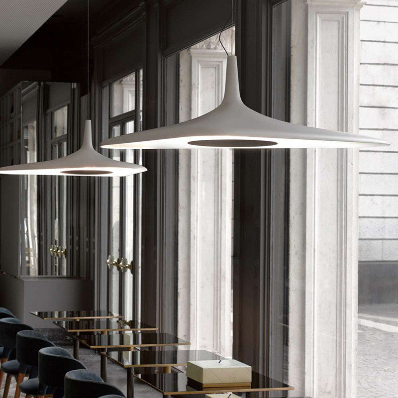 Arisha Modern Minimalist ResinCreative Pendant Light, Black/White - Neutral Decor
