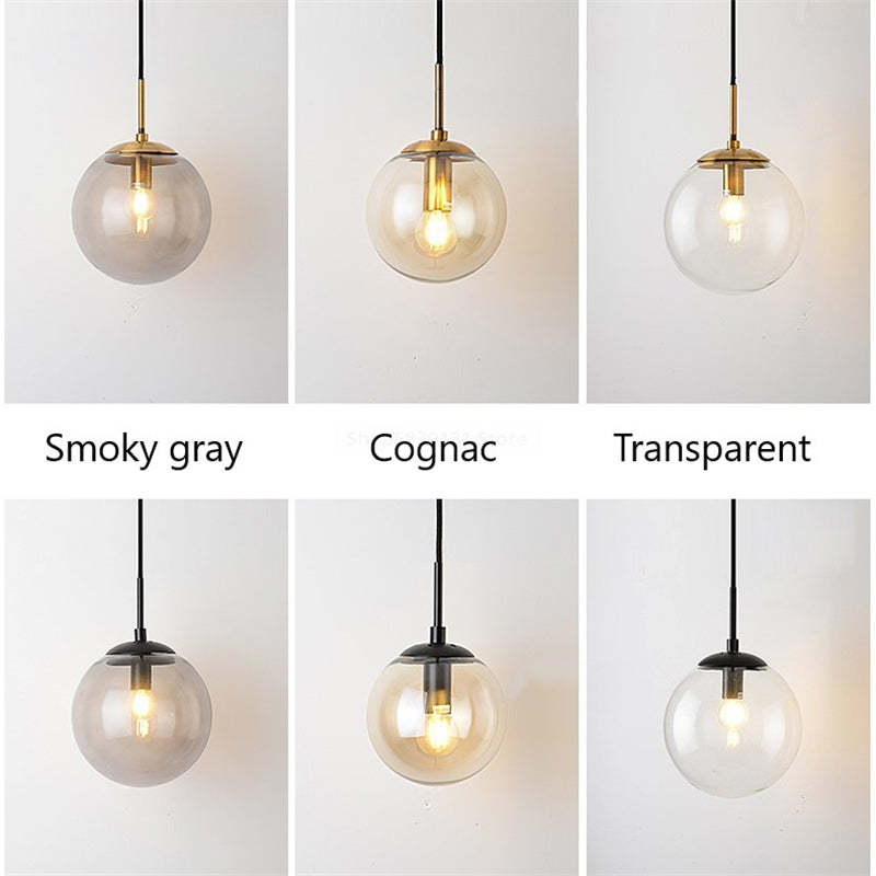 Valentina Glass Ball Nordic LED Wall Reading Lamp Single Head - Neutral Decor