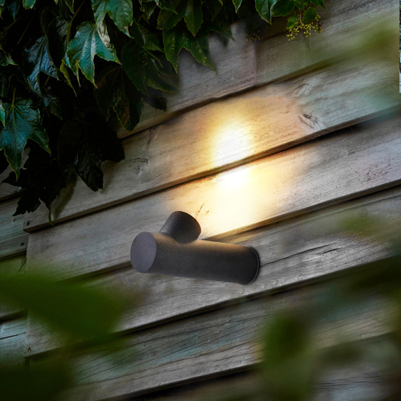 Ray Modern Waterproof Outdoor Wall Lighting, White & Black - Neutral Decor