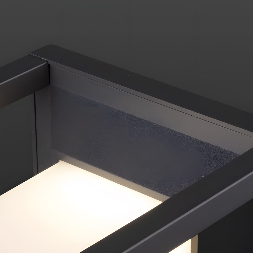 Phili LED Solar Modern Square Outdoor Wall Lights
