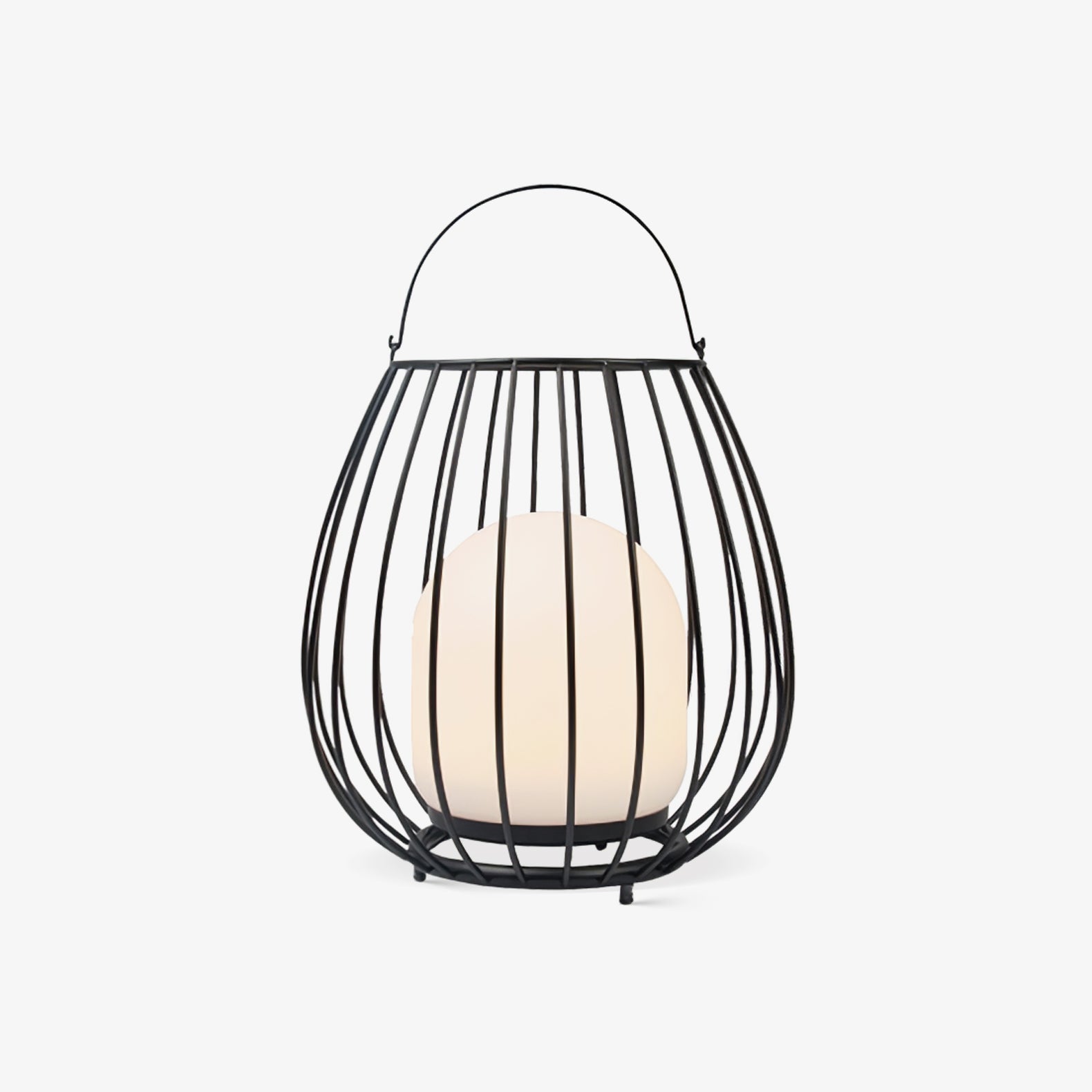 Rhex Rechargeable Outdoor Lantern Light-Neutral Decor
