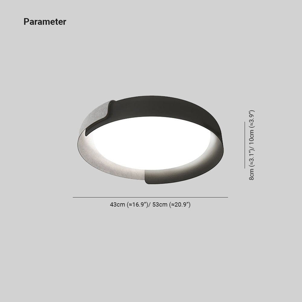 Arisha Flush Mount Ceiling Light, 4 Color - Neutral Decor