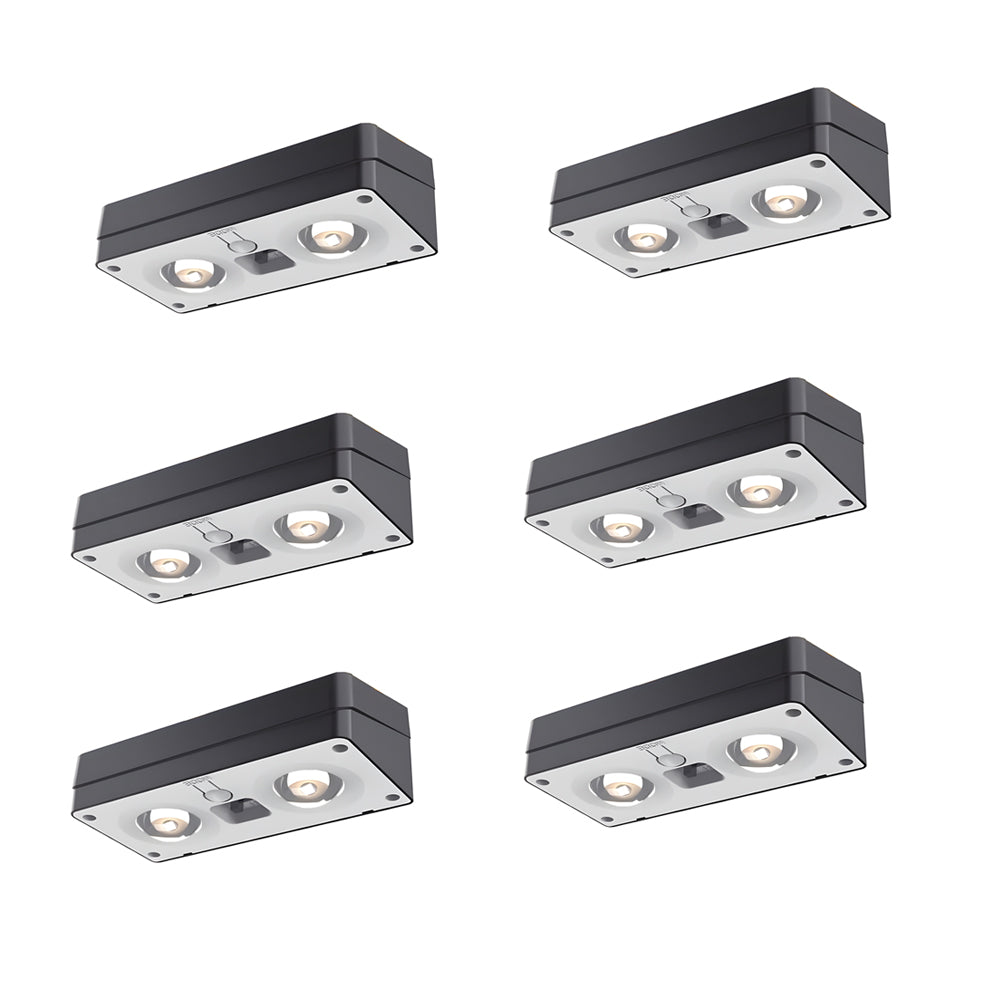 Wlla Square Multi-Color Ambient ABS Outdoor Wall Lights
