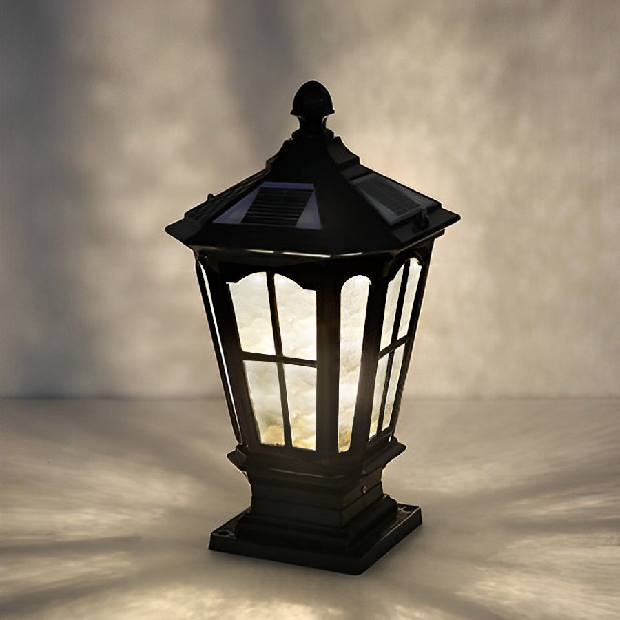 Alison Retro Pavilion LED Outdoor Fence Post Lights