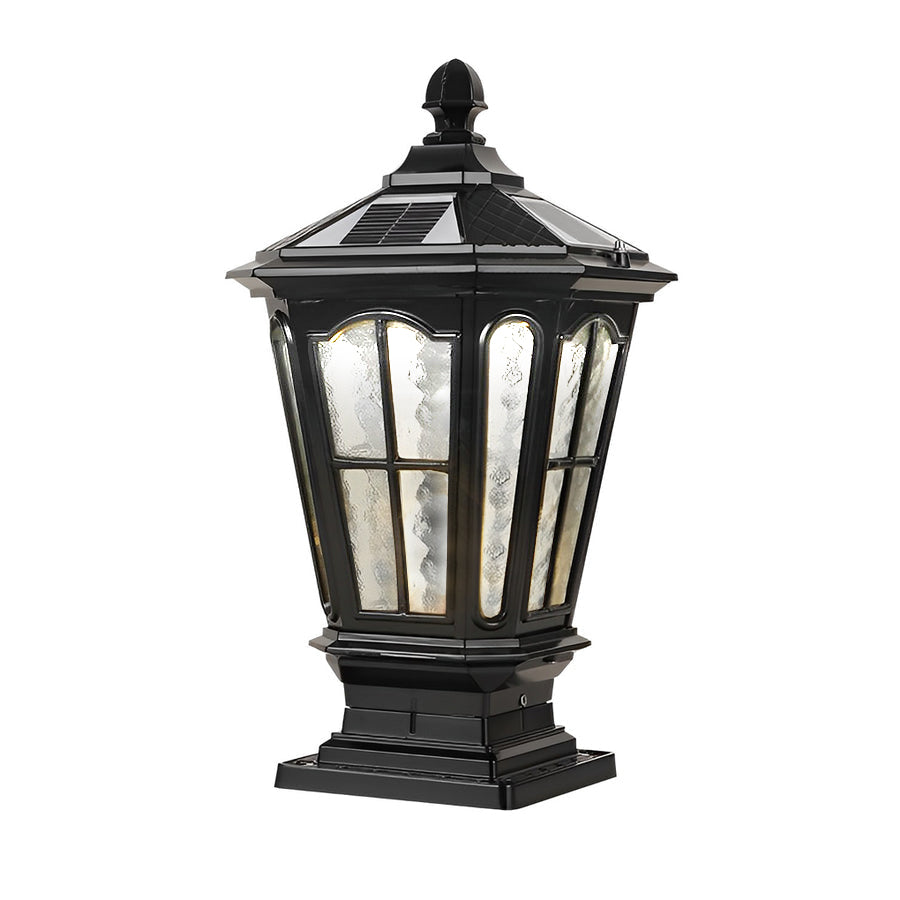 Alison Retro Pavilion LED Outdoor Fence Post Lights