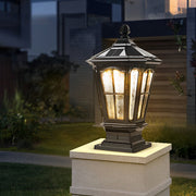 Alison Retro Pavilion LED Outdoor Fence Post Lights