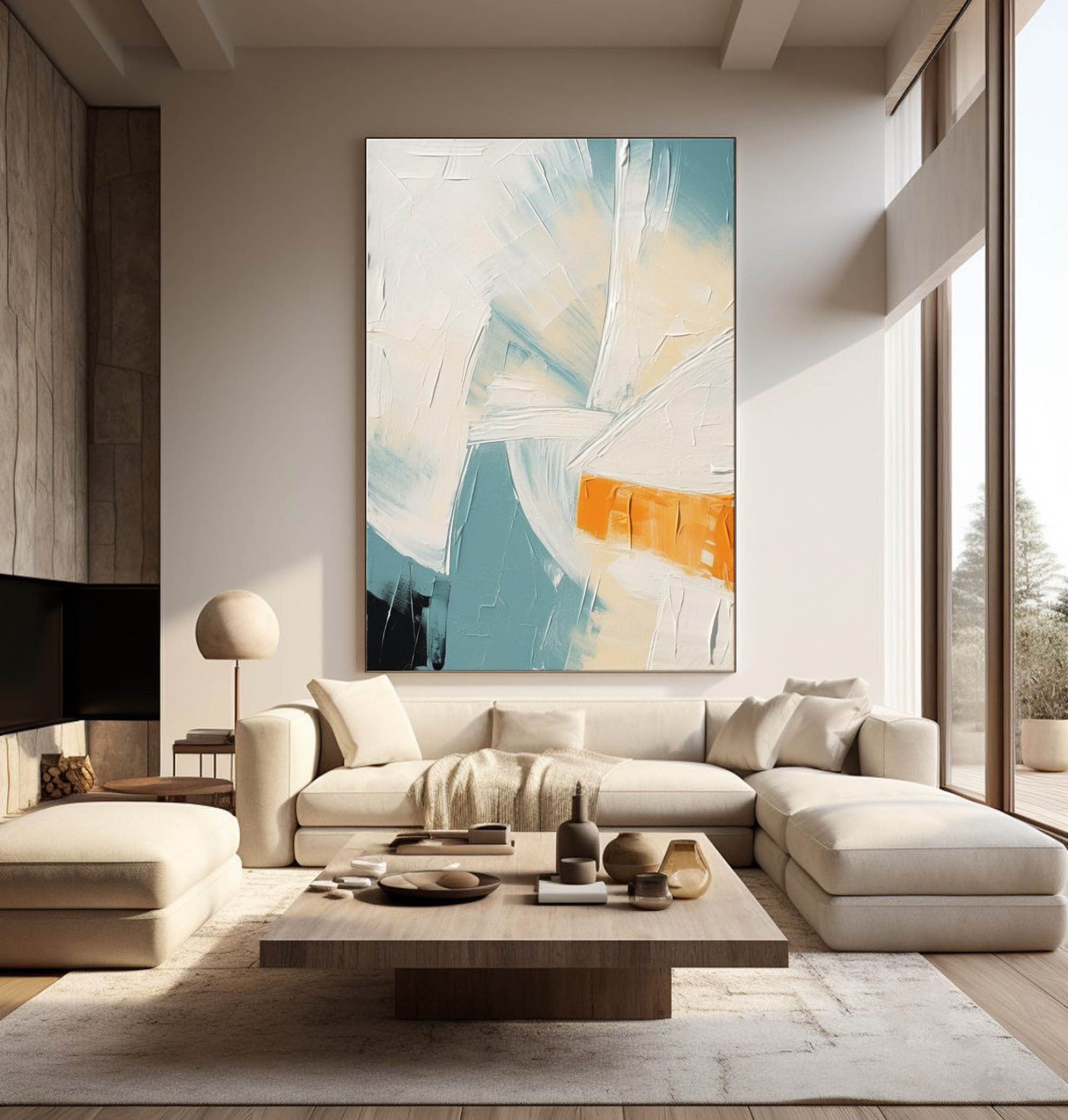 Contemporary Minimalist Art MA080 - Neutralighting