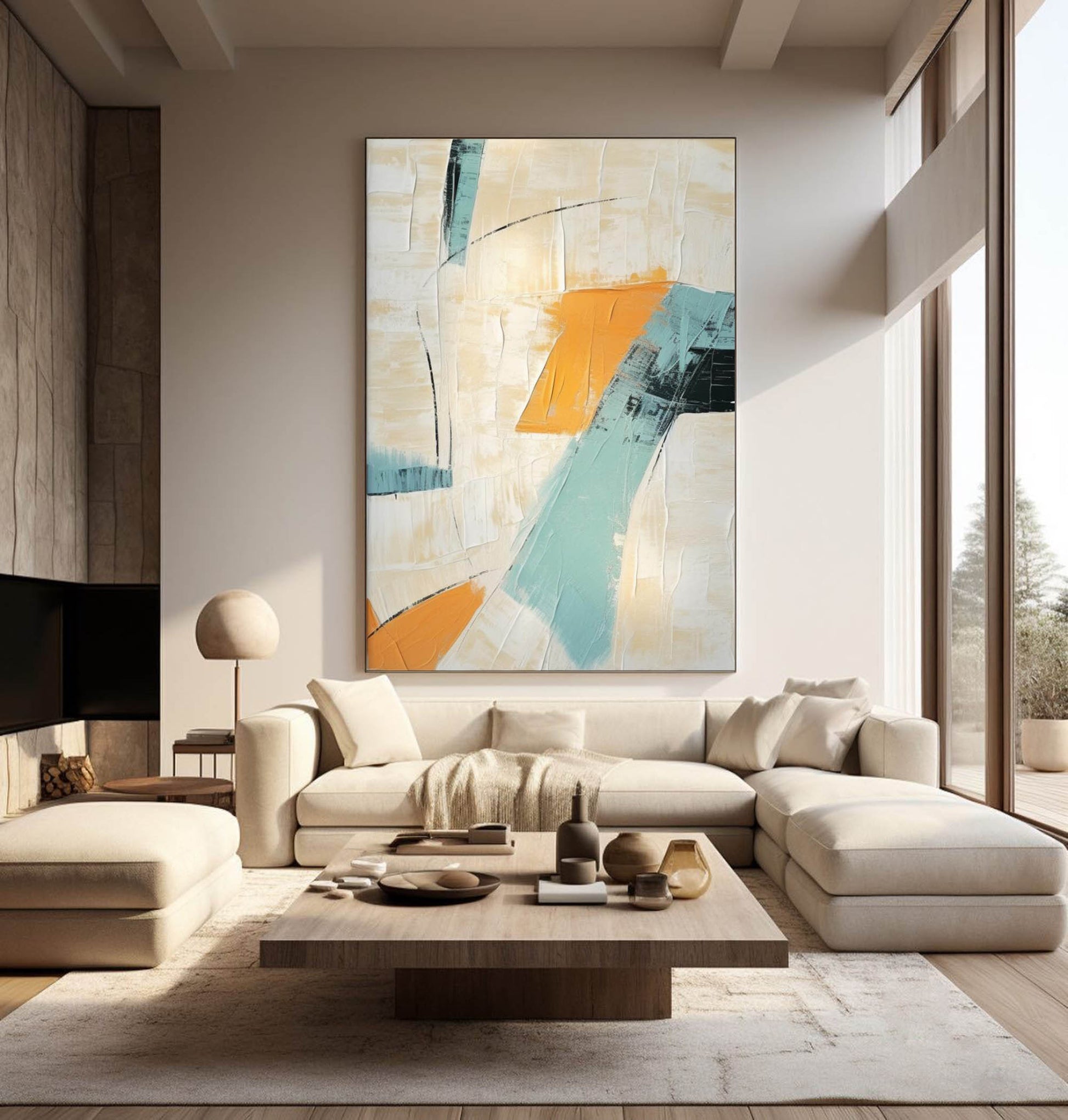 Contemporary Minimalist Art MA078 - Neutralighting