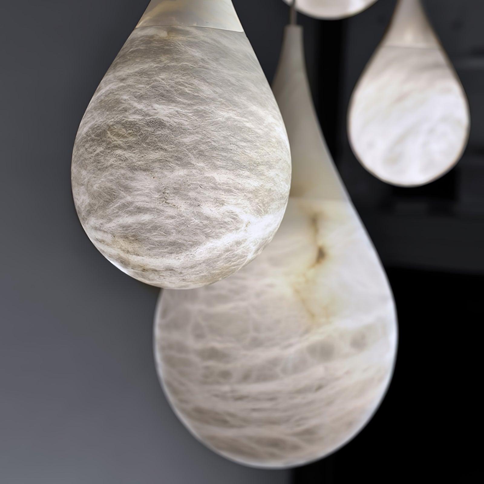 Sorvx Marble Raindrop Pendant Light-Neutral Decor