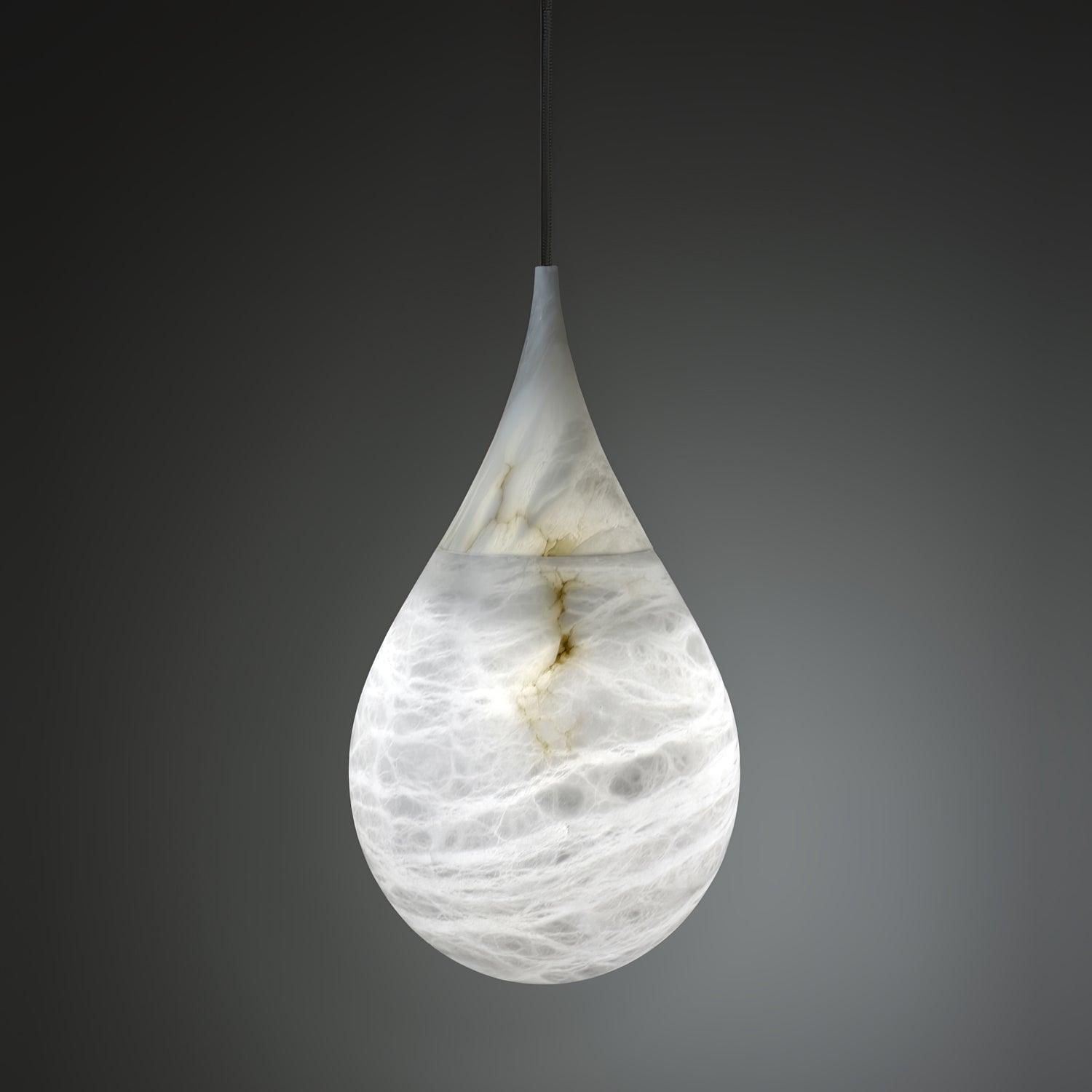 Sorvx Marble Raindrop Pendant Light-Neutral Decor