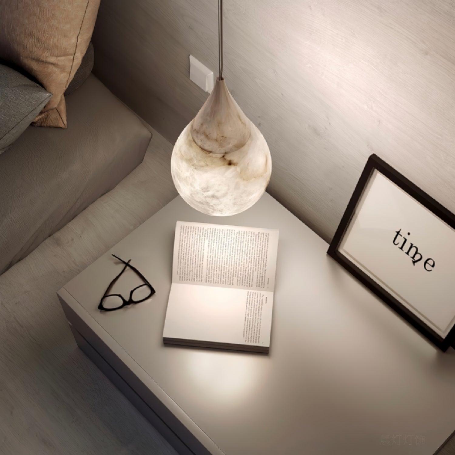 Sorvx Marble Raindrop Pendant Light-Neutral Decor