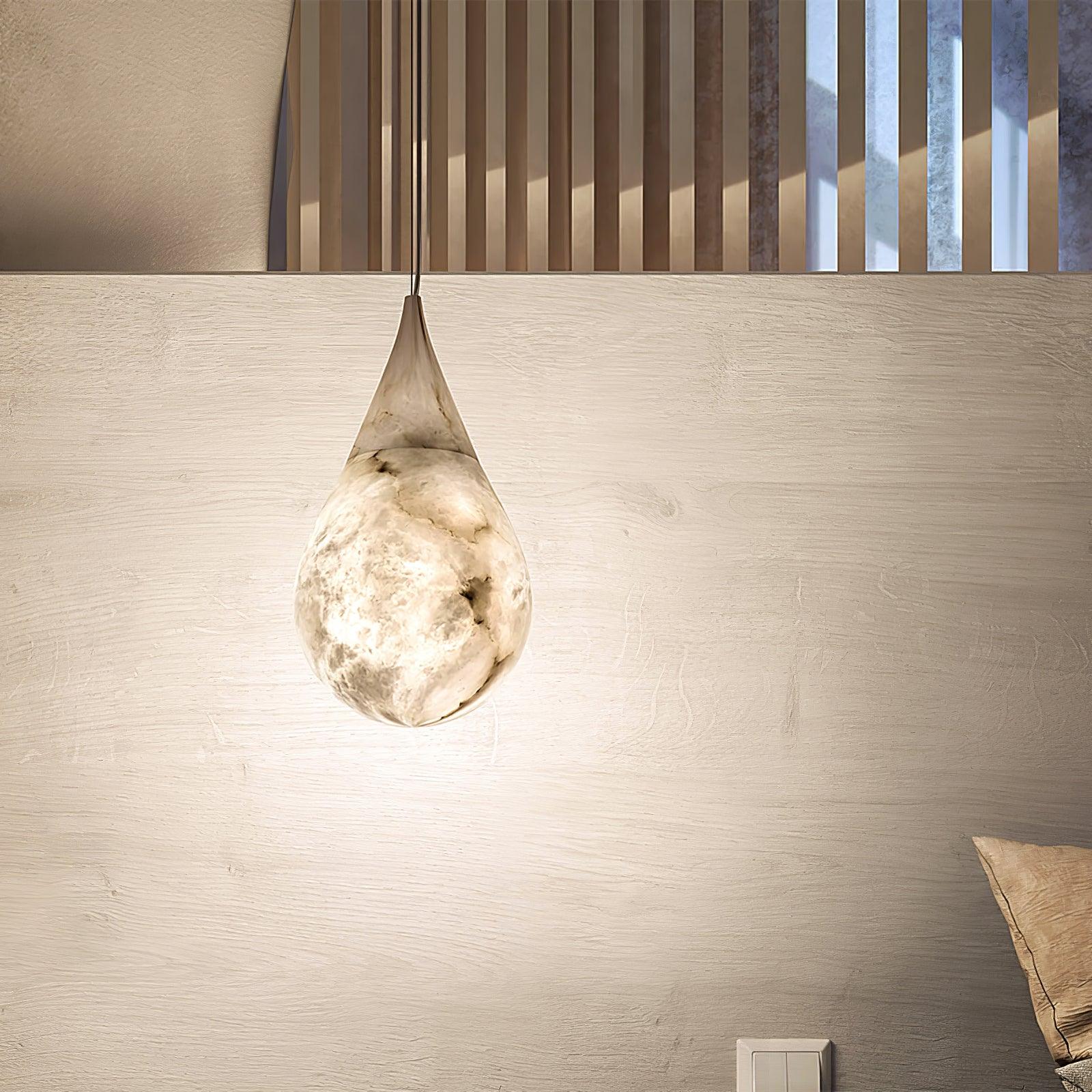 Sorvx Marble Raindrop Pendant Light-Neutral Decor