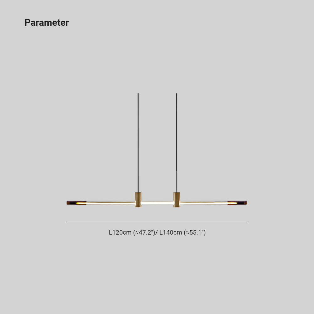 Arisha Minimalist Linear Dining Room/Bar Pendant Light - Neutral Decor