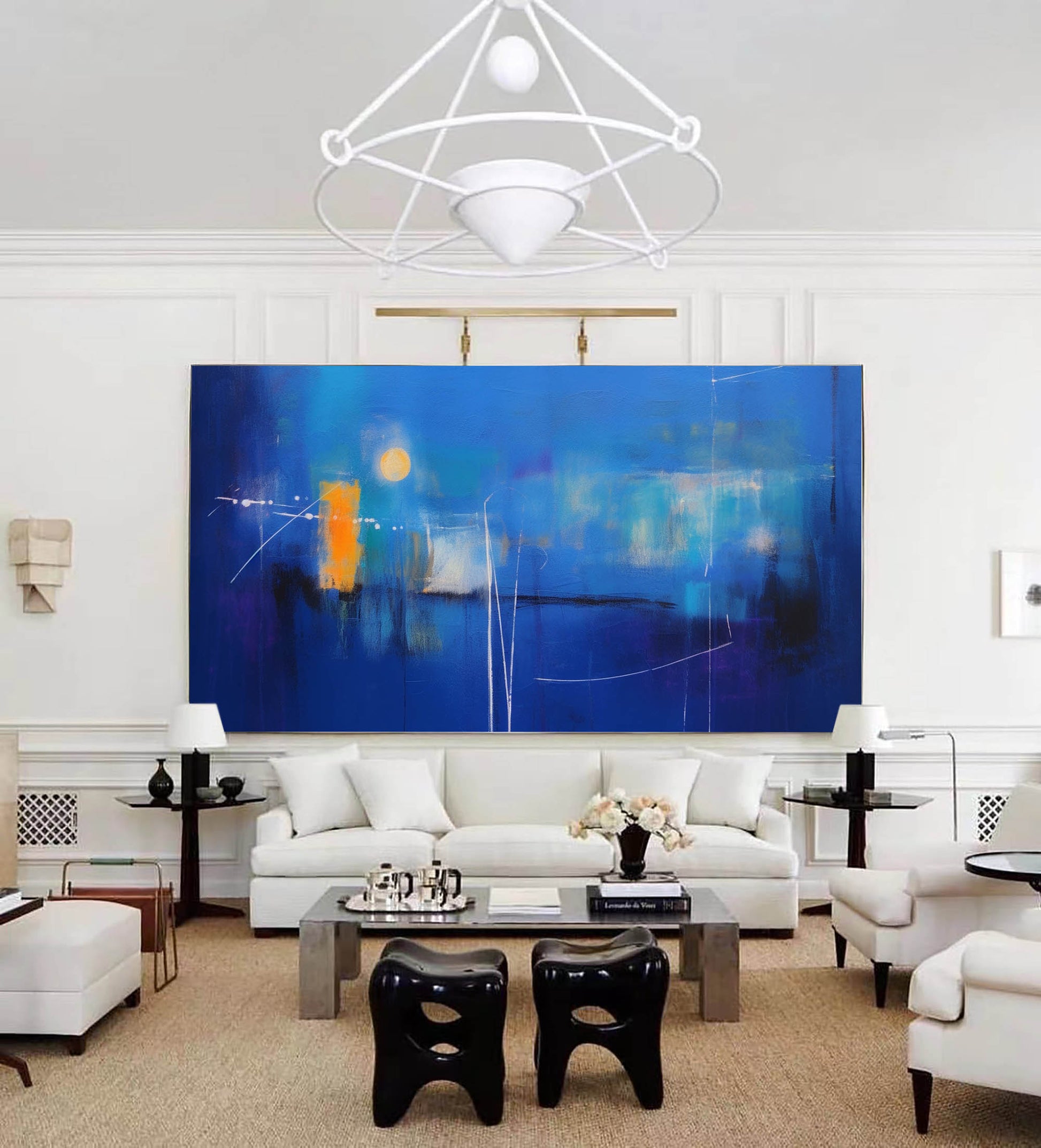 Abstract Canvas Art AB211 - Neutralighting