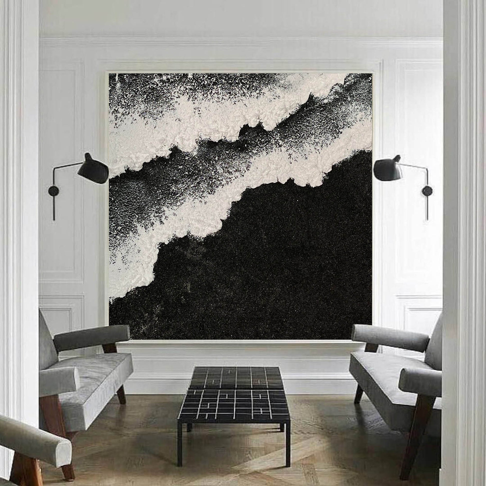 Plaster Art Texture Painting TX002 - Neutralighting