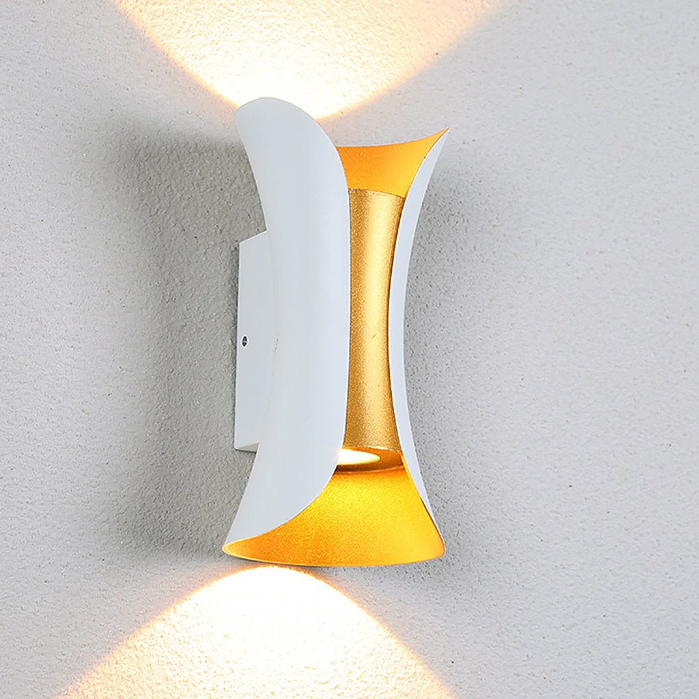 Sunshine Waterproof Modern Glass Outdoor Wall Lights