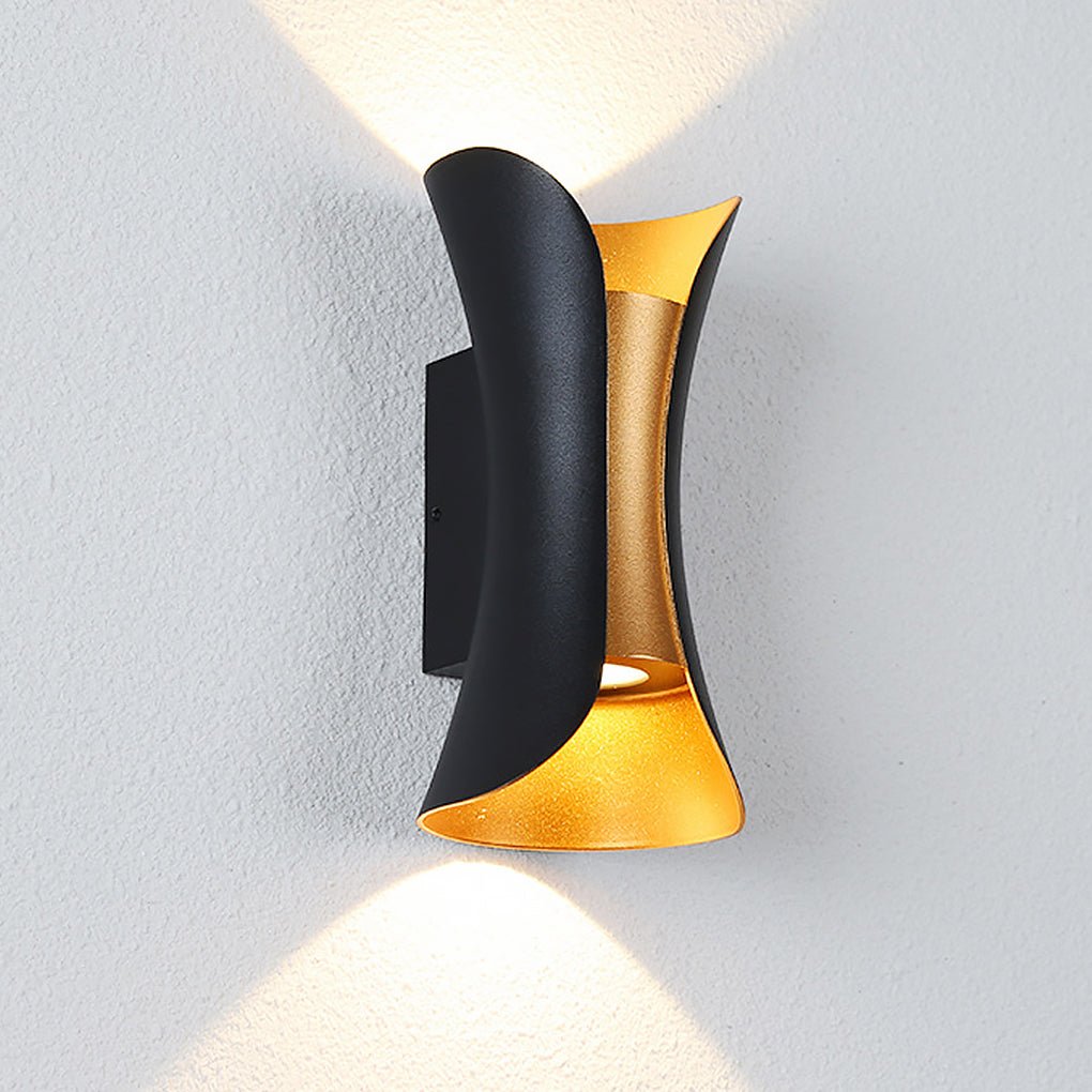 Sunshine Waterproof Modern Glass Outdoor Wall Lights