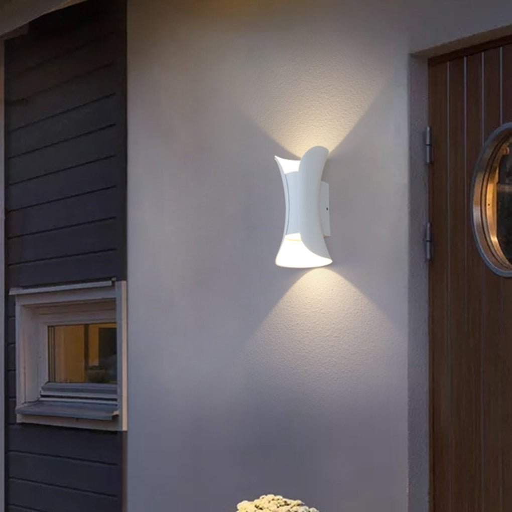 Sunshine Waterproof Modern Glass Outdoor Wall Lights