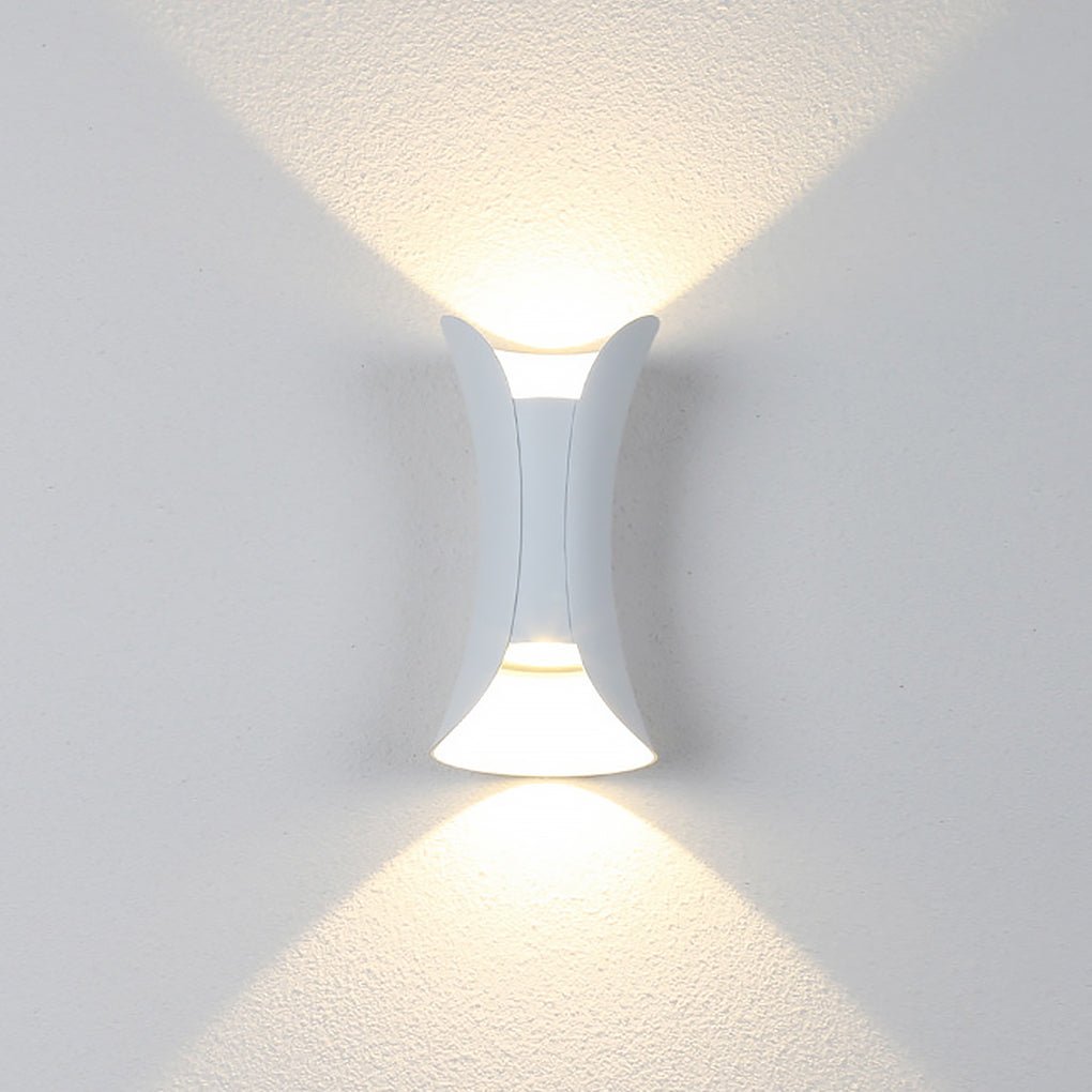 Sunshine Waterproof Modern Glass Outdoor Wall Lights