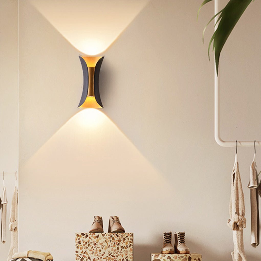 Sunshine Waterproof Modern Glass Outdoor Wall Lights