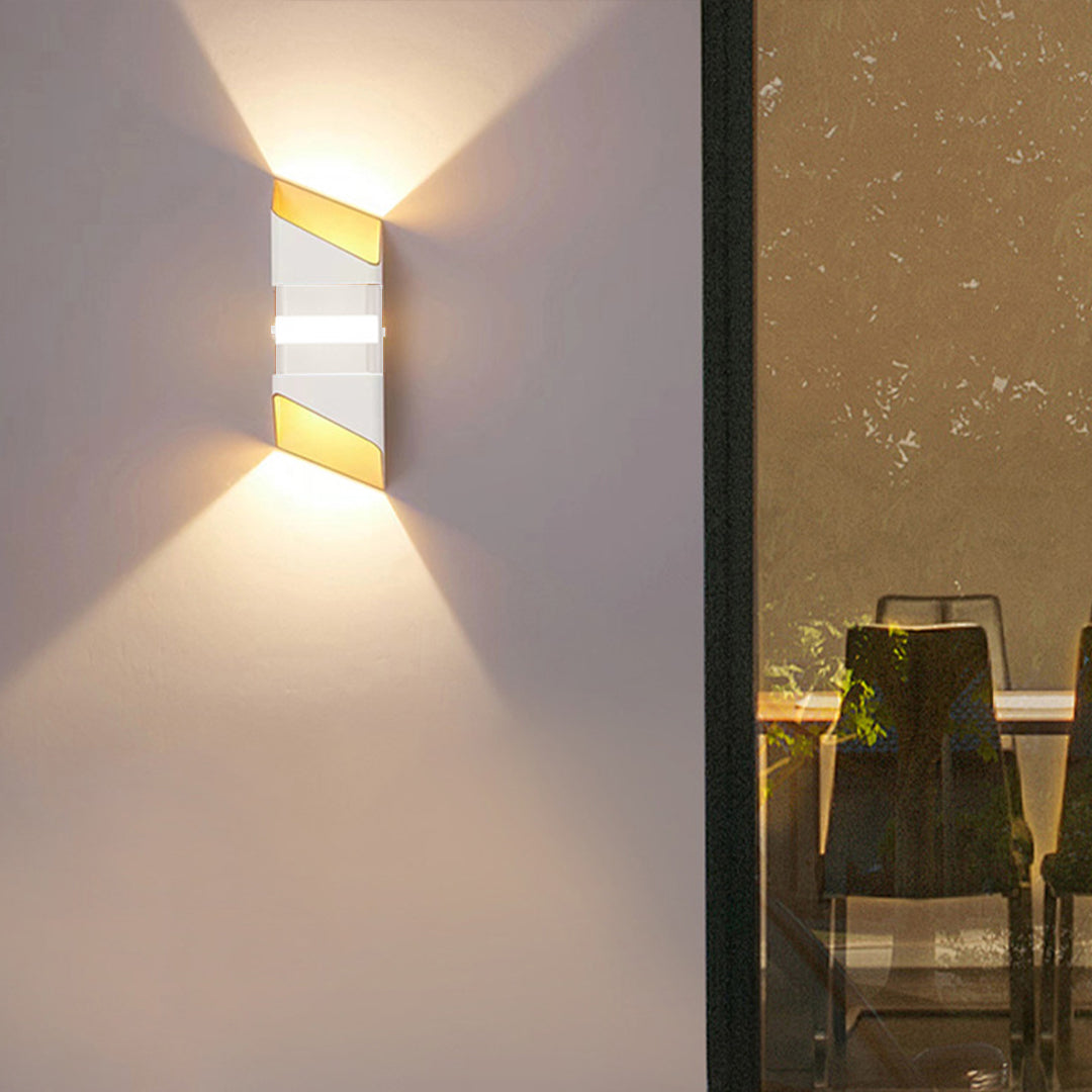 Salt Square Tube LED Outdoor Wall Lights