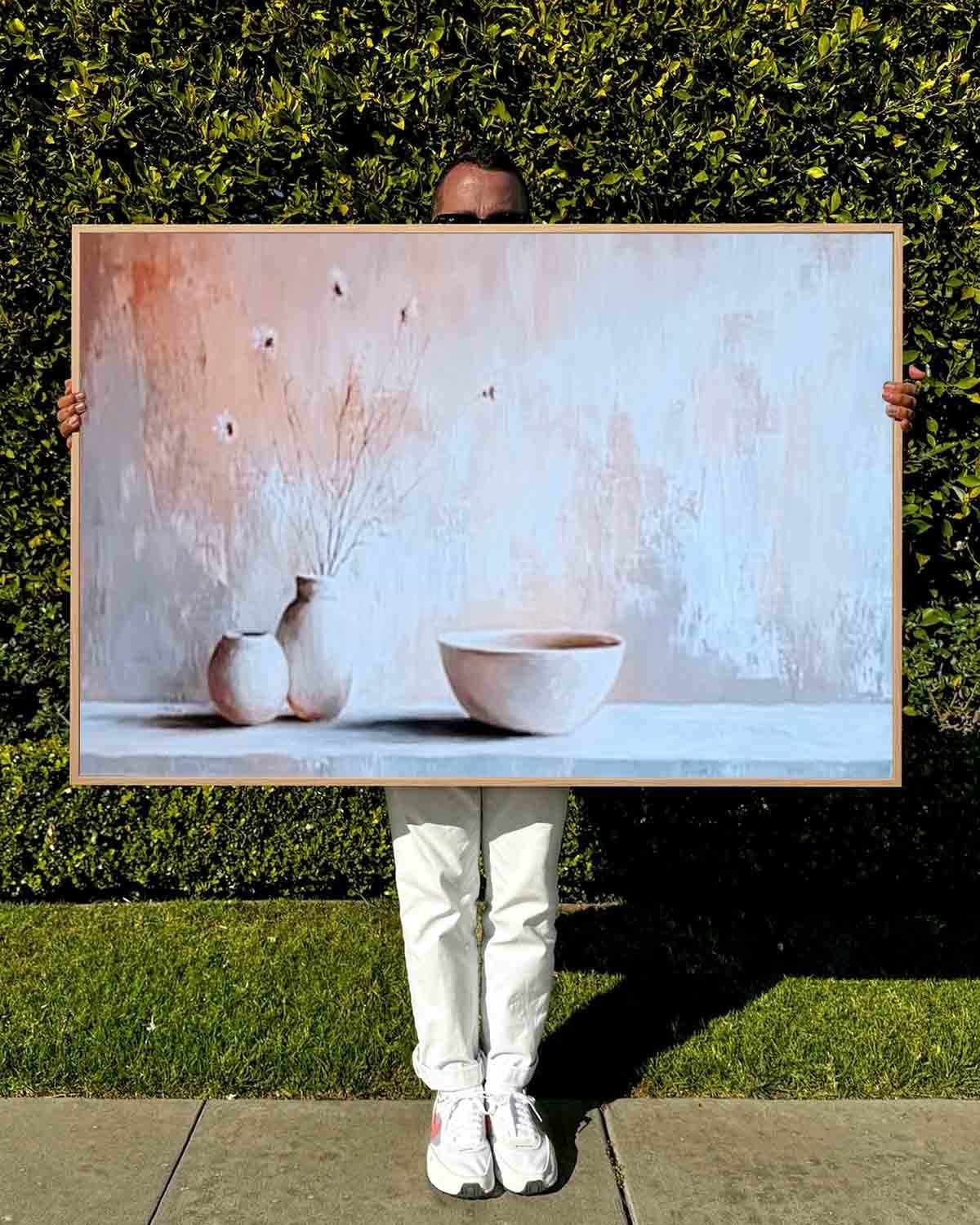 Wall Art Serene Textured Still Life - Neutralighting