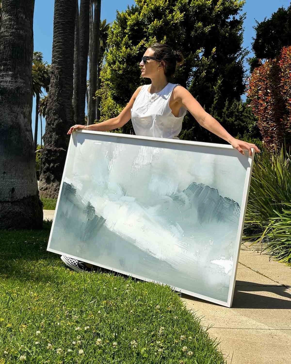 Wall Art Landscape Painting Soft - Neutralighting