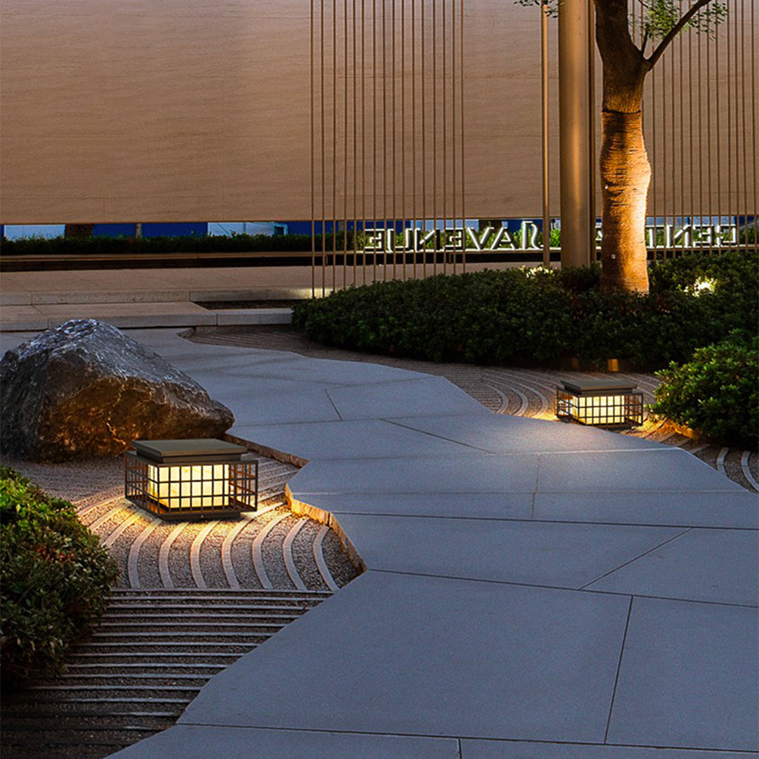 Igor Modern Stainless Steel Outdoor Pillar Lights