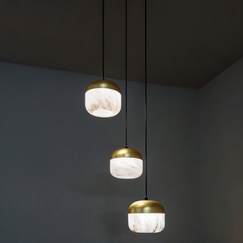 Asta Alabaster Pendant Light-Neutral Decor