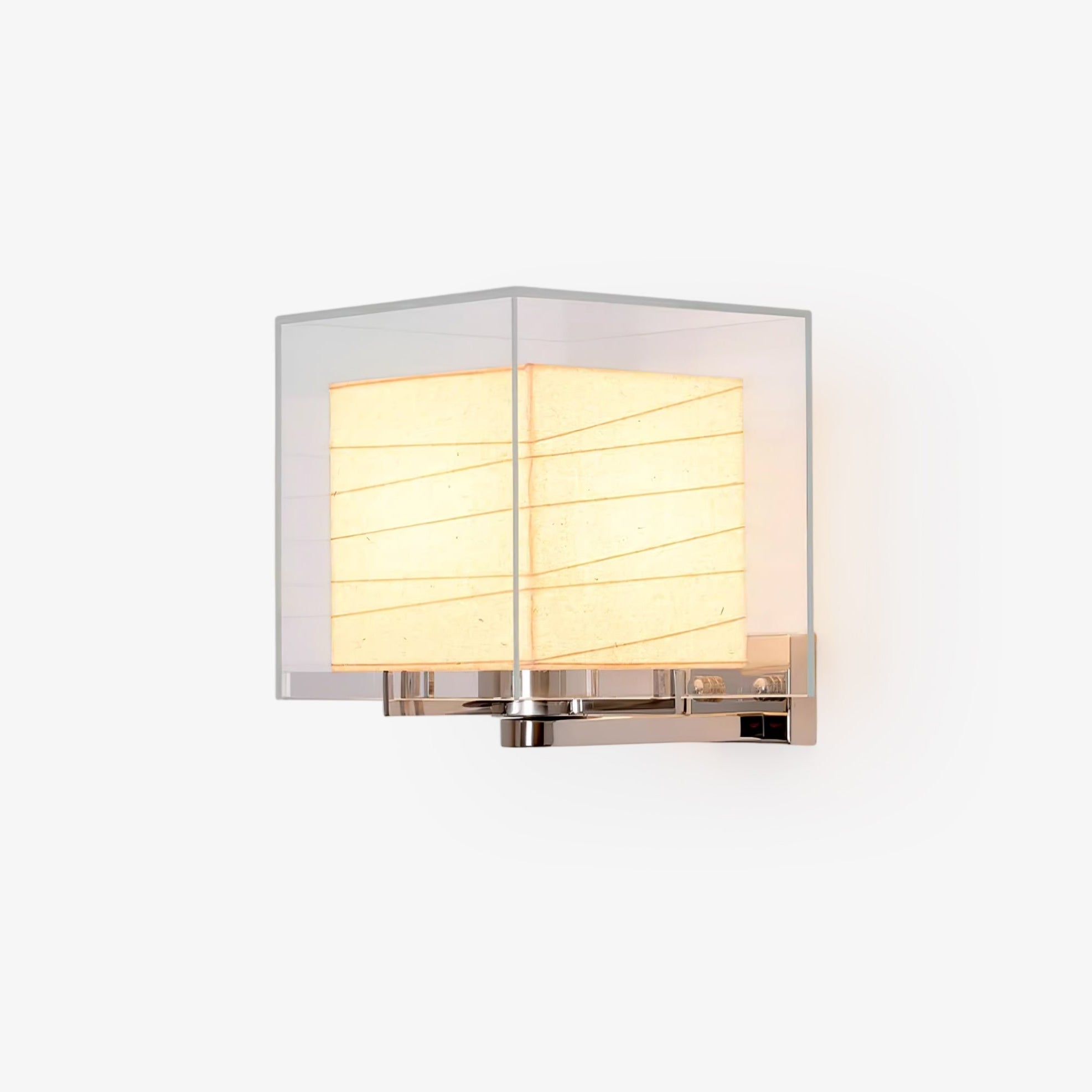 Mirglow Cube Wall Lamp-Neutral Decor
