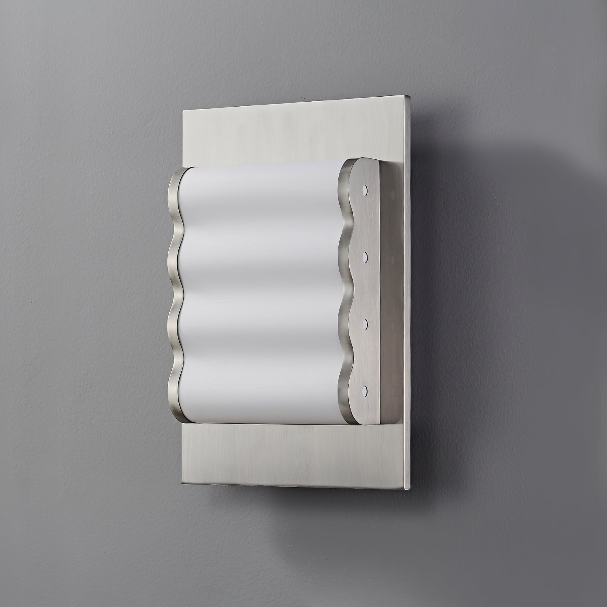 Wave Contemporary Fabric Wall lamp-Neutral Decor