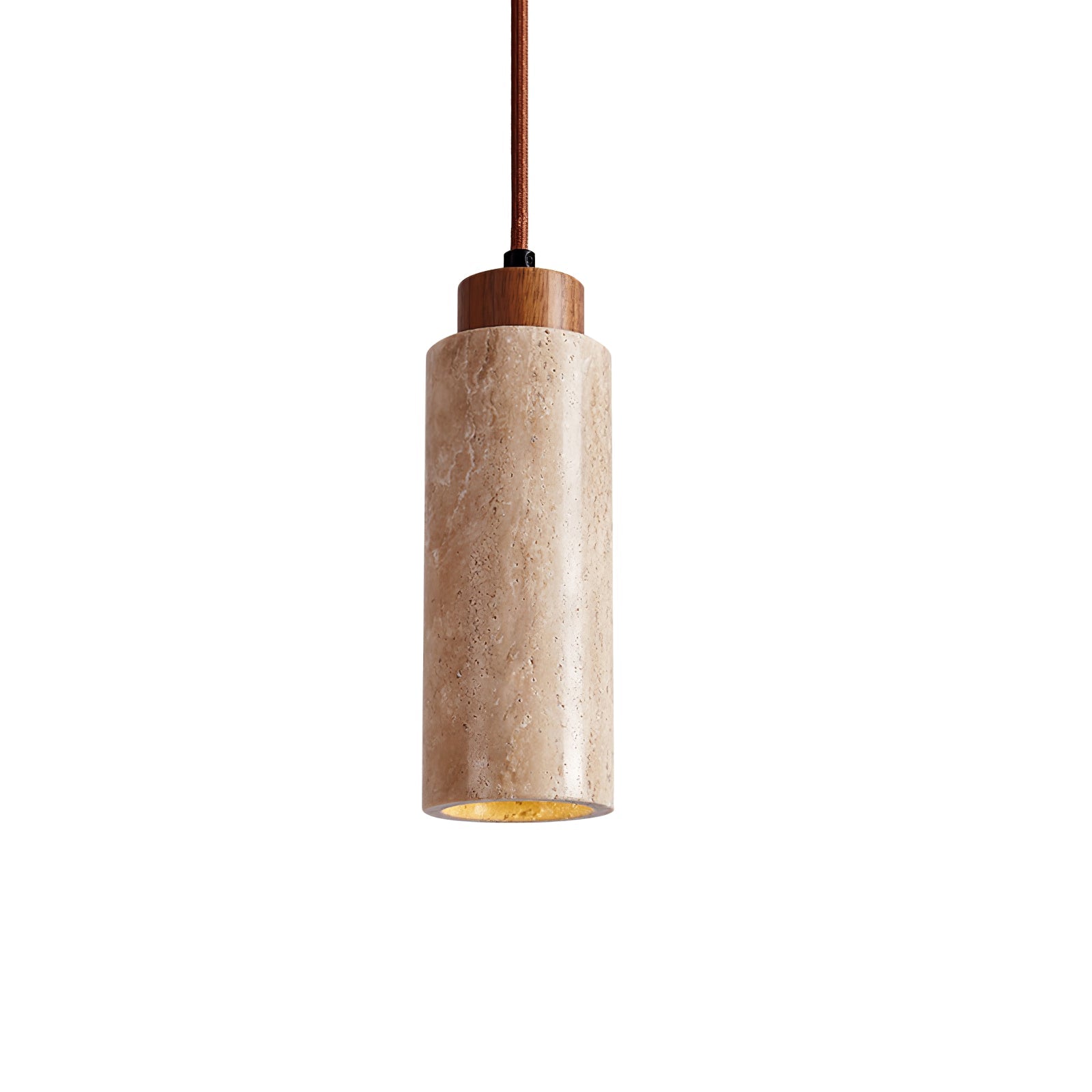 Avloris Travertine Pendant Light-Neutral Decor