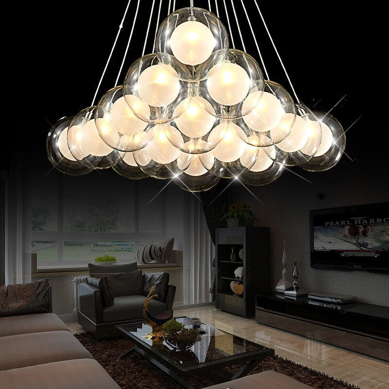 Valentina Modern Bubble Pendant Light, 5 Style - Neutral Decor