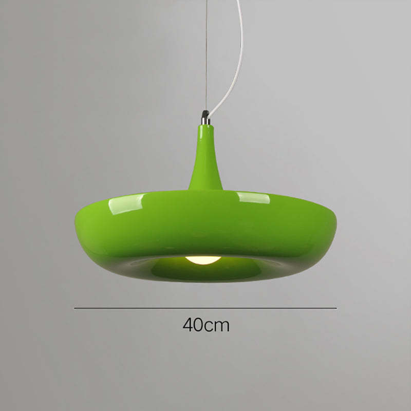 Ritta Modern Metal Lacquer Round Pendant Light - Neutral Decor