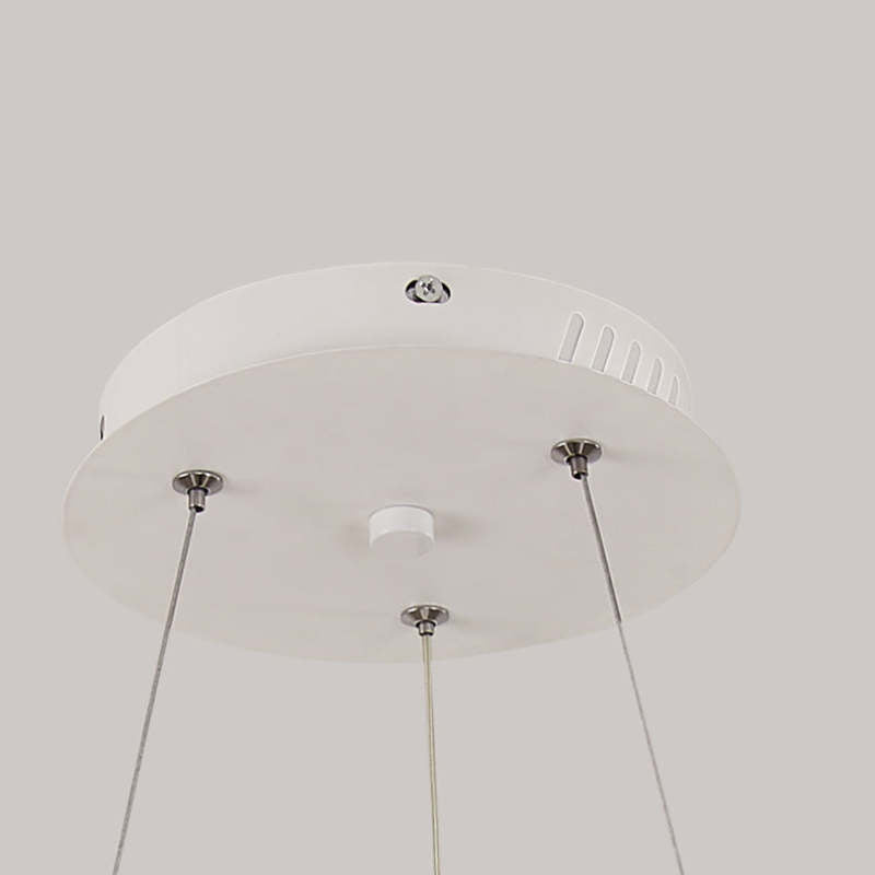 Muto Modern Ring Wood Pendant Light - Neutral Decor