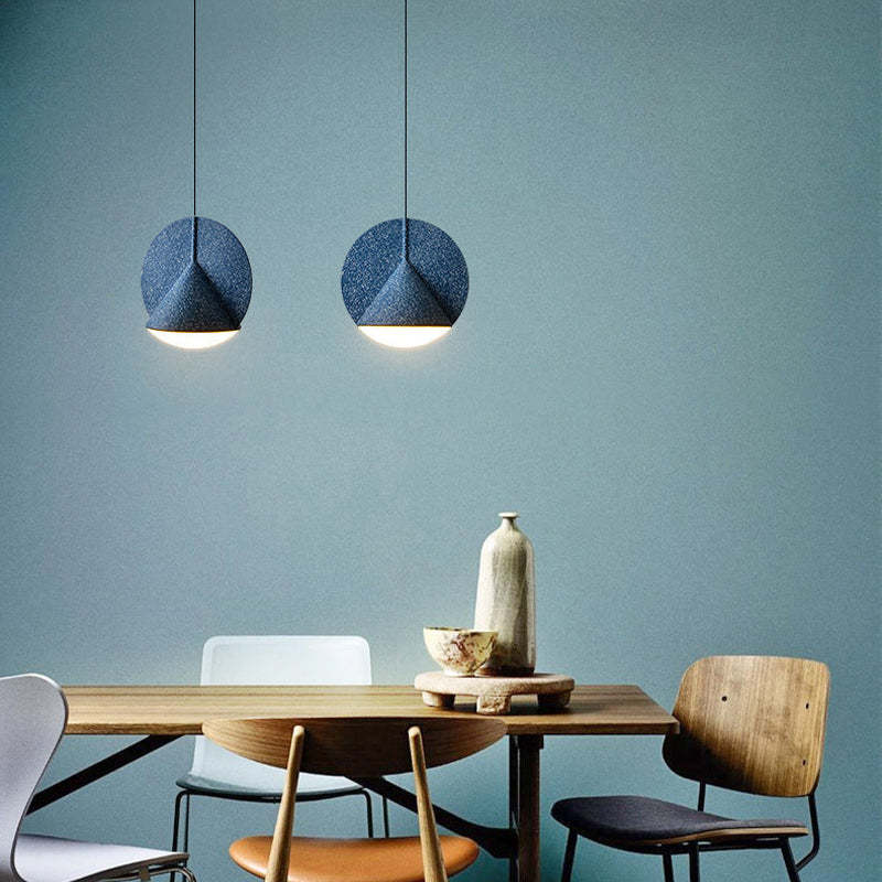 Arisha Modern LED Colorful Shade Hanging Pendant Light - Neutral Decor